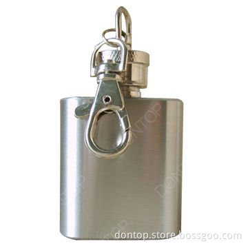 1oz Mini Stainless Steel Hip Flask